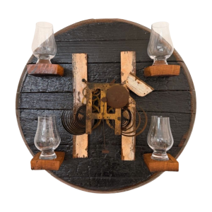 Hickory Dickory Clock – Barrelhead Whiskey Display